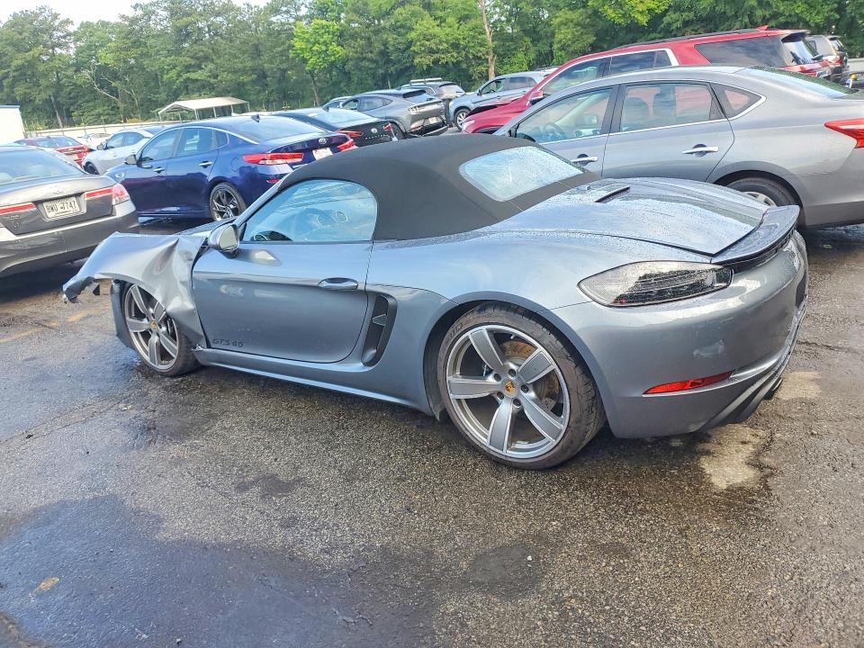 2025 Porsche VIN WP0CD2A86SK230652 COPART salvage auction — FRONT END, GA - CERT OF TITLE-SALVAGE, sold $49,000 on 2026-07-09 (photo 2)
