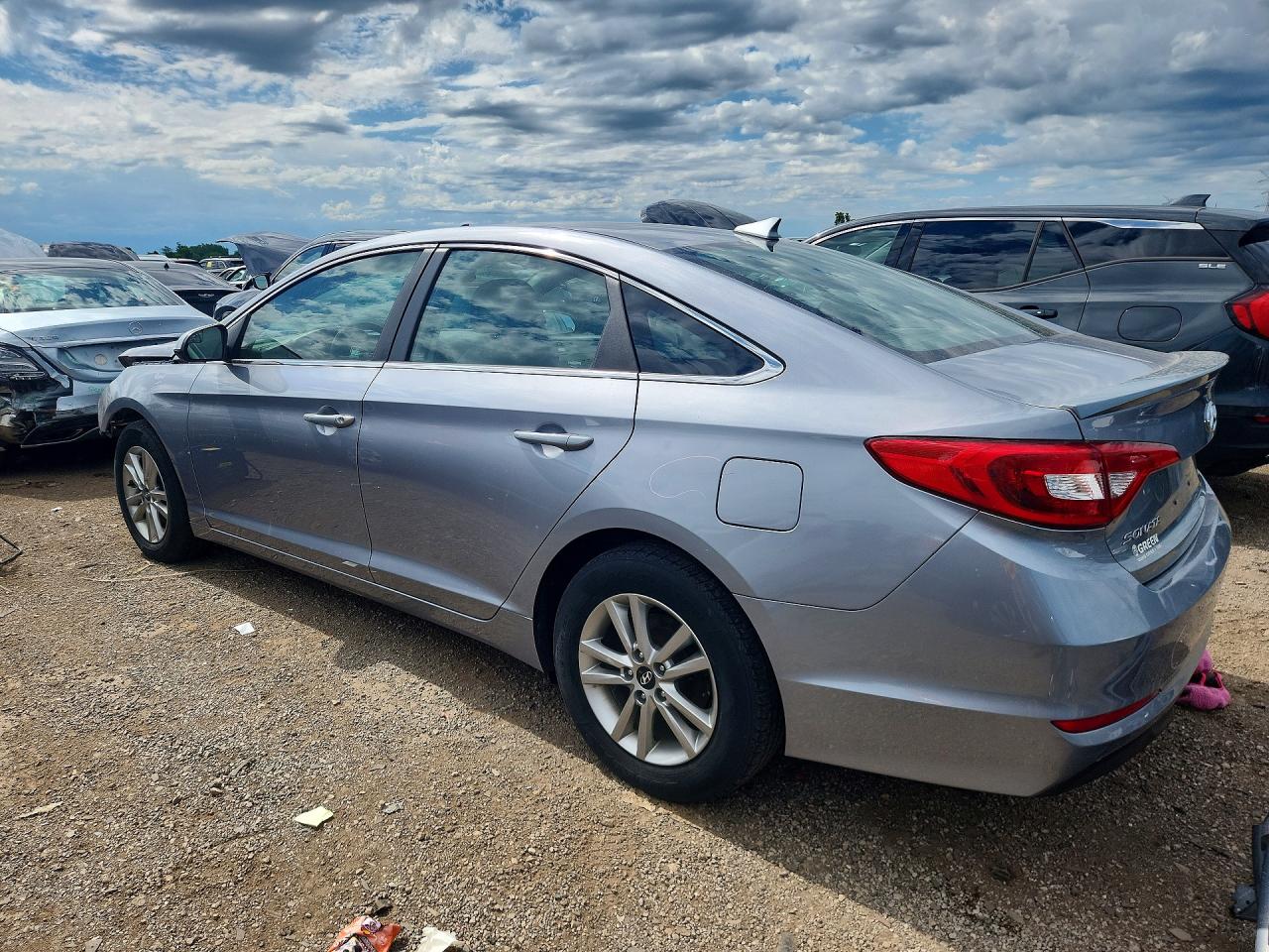 2017 Hyundai Sonata VIN 5NPE24AF7HH450432 COPART salvage auction — Front End, IL - SALVAGE CERTIFICATE, sold $1,500 on 2026-07-09 (photo 2)