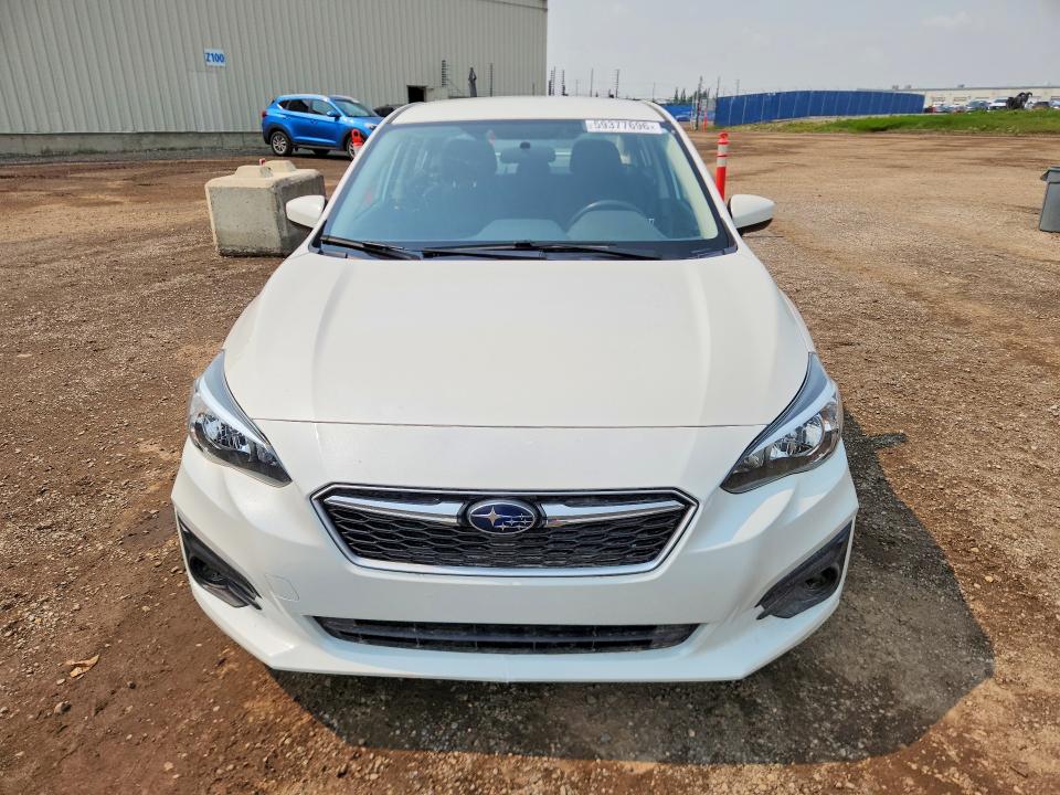 2019 Subaru Impreza VIN 4S3GKAA67K3619178 COPART salvage auction — HAIL, Ab - Bos - Active, sold $9,400 on 2026-07-28 (photo 5)