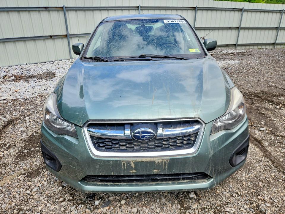 2014 Subaru Impreza VIN JF1GPAC62E9293764 COPART salvage auction — MECHANICAL, Vt - Certificate Of Title, sold $500 on 2026-07-27 (photo 5)