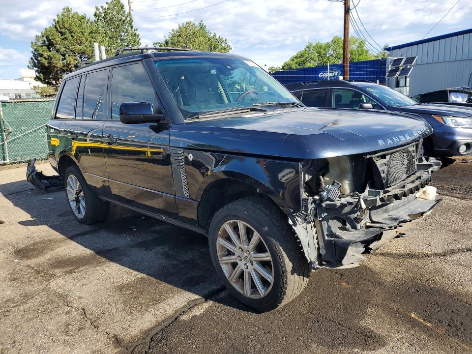 2010 Land rover RANGE ROVER VIN SALMF1E40AA327620 COPART salvage auction — FRONT END, CO - DIS/DLR/EXP ONLY CLEAN TITLE, sold $375 on 2026-07-14 (photo 4)