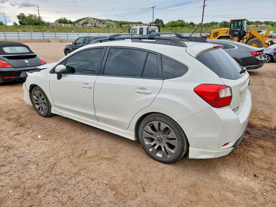 2015 Subaru Impreza VIN JF1GPAT63FH231281 COPART salvage auction — FRONT END, Co - Salvage Title, sold $325 on 2026-07-16 (photo 2)