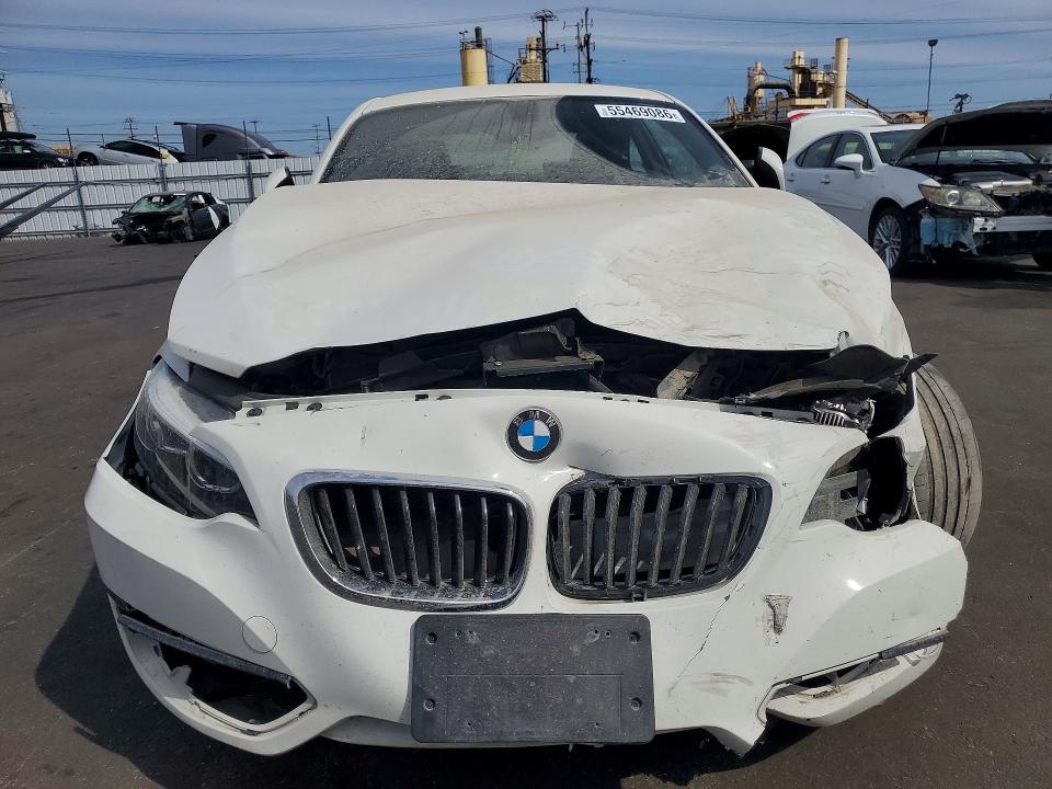2018 BMW 2er VIN WBA2J1C57JVB98549 COPART salvage auction — FRONT END, Ca - Salvage Certificate, sold $2,850 on 2026-07-06 (photo 5)