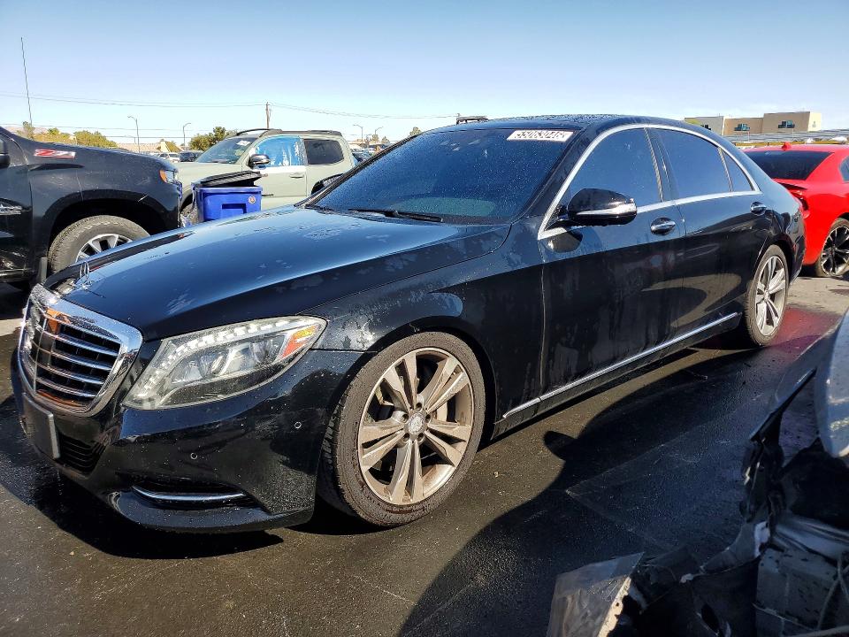 2016 Mercedes-benz S-klasse VIN WDDUG8CB4GA207607 COPART salvage auction — MINOR DENT/SCRATCHES, Nv - Certificate Of Title, sold $13,900 on 2026-07-27 (photo 1)