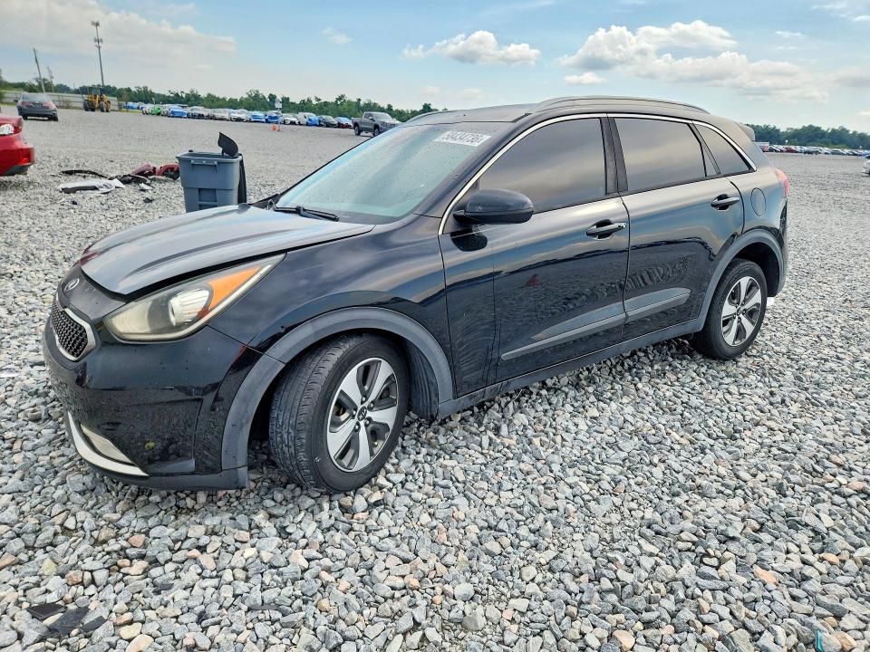 2017 Kia Niro VIN KNDCB3LC8H5082430 COPART salvage auction — FRONT END, Fl - Cert Of Title Slvg Rebuildable, sold $2,250 on 2026-07-10 (photo 1)