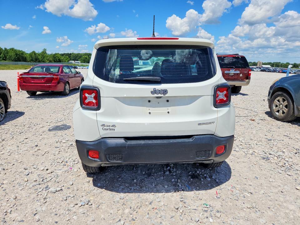 2016 Jeep Renegade VIN ZACCJBAT9GPD47006 COPART salvage auction — FRONT END, Mi - Certificate Of Title, sold $200 on 2026-07-23 (photo 6)