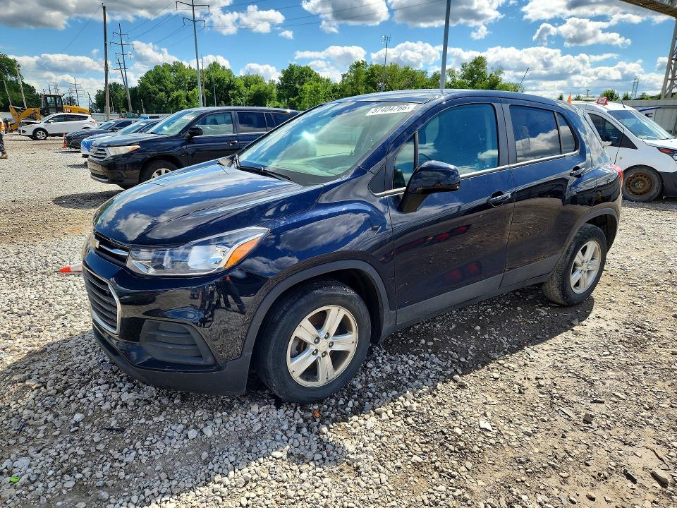 2021 Chevrolet Trax VIN KL7CJKSB0MB314467 COPART salvage auction — FRONT END, Oh - Certificate Of Title (P), sold $3,450 on 2026-07-09 (photo 1)