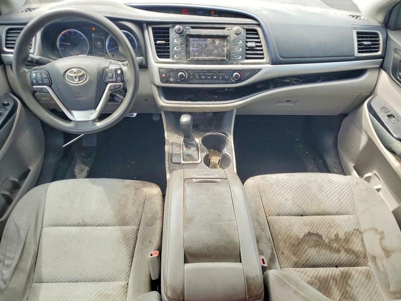 2019 Toyota Highlander VIN 5TDZZRFH1KS329496 COPART salvage auction — FRONT END, Tx - Certificate Of Title, sold $3,950 on 2026-07-15 (photo 8)