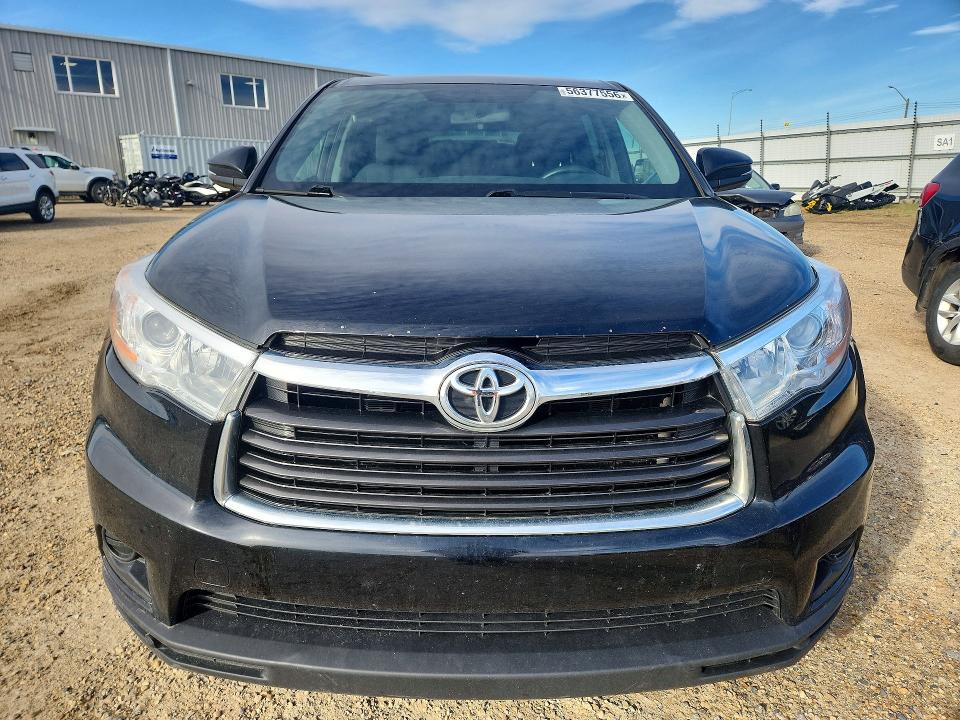 2016 Toyota Highlander VIN 5TDBKRFH3GS331201 COPART salvage auction — SIDE, Ab - Bos - Salvage, sold $12,300 on 2026-07-16 (photo 5)