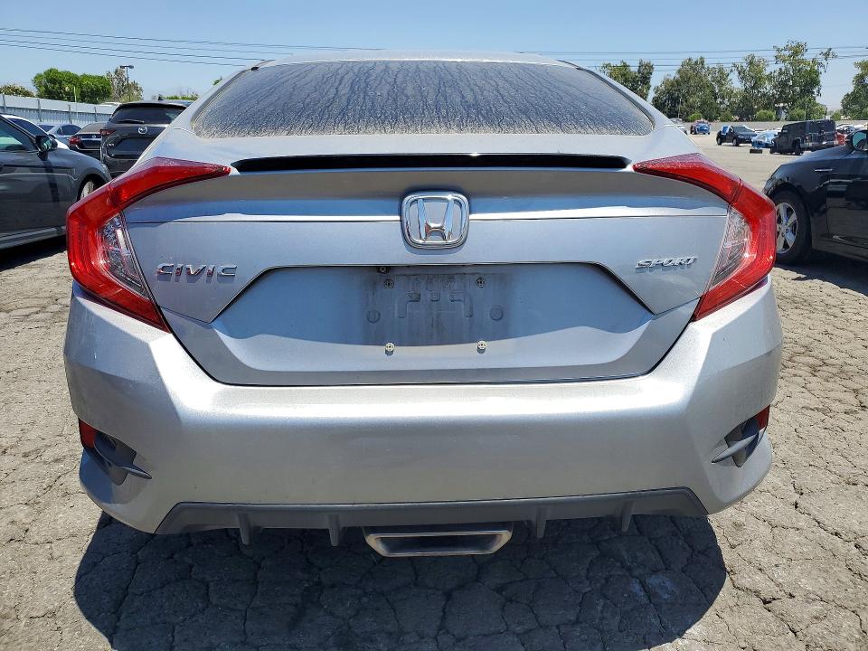 2020 Honda Civic VIN 19XFC2F85LE202502 COPART salvage auction — FRONT END, Ca - Salvage Certificate, sold $3,900 on 2026-07-09 (photo 6)