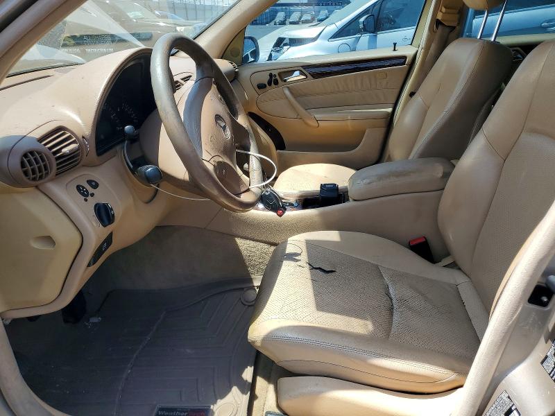 2001 Mercedes-benz C class VIN WDBRF64J01F018412 COPART salvage auction — MINOR DENT/SCRATCHES, CA - SALVAGE CERTIFICATE, sold $525 on 2026-07-08 (photo 7)
