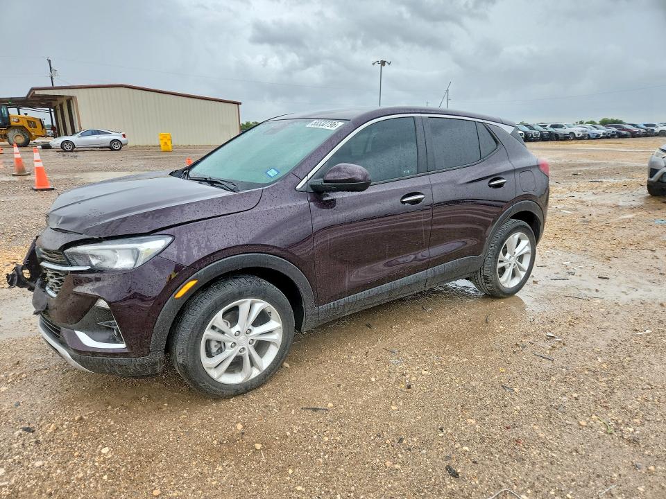 2021 Buick Encore VIN KL4MMBS24MB053904 COPART salvage auction — FRONT END, Tx - Salvage Vehicle Title, sold $3,950 on 2026-07-08 (photo 1)
