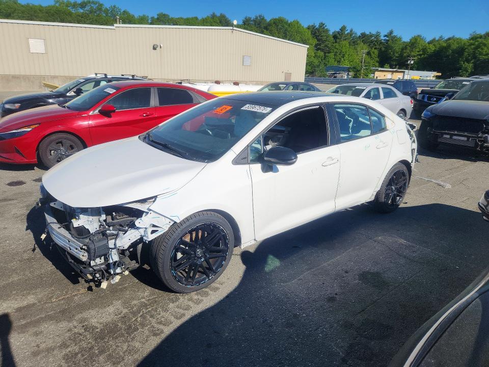 2022 Toyota Corolla VIN 5YFT4MCE3NP135809 COPART salvage auction — REAR END, WV - SALVAGE CERTIFICATE, sold $7,400 on 2026-07-28 (photo 1)