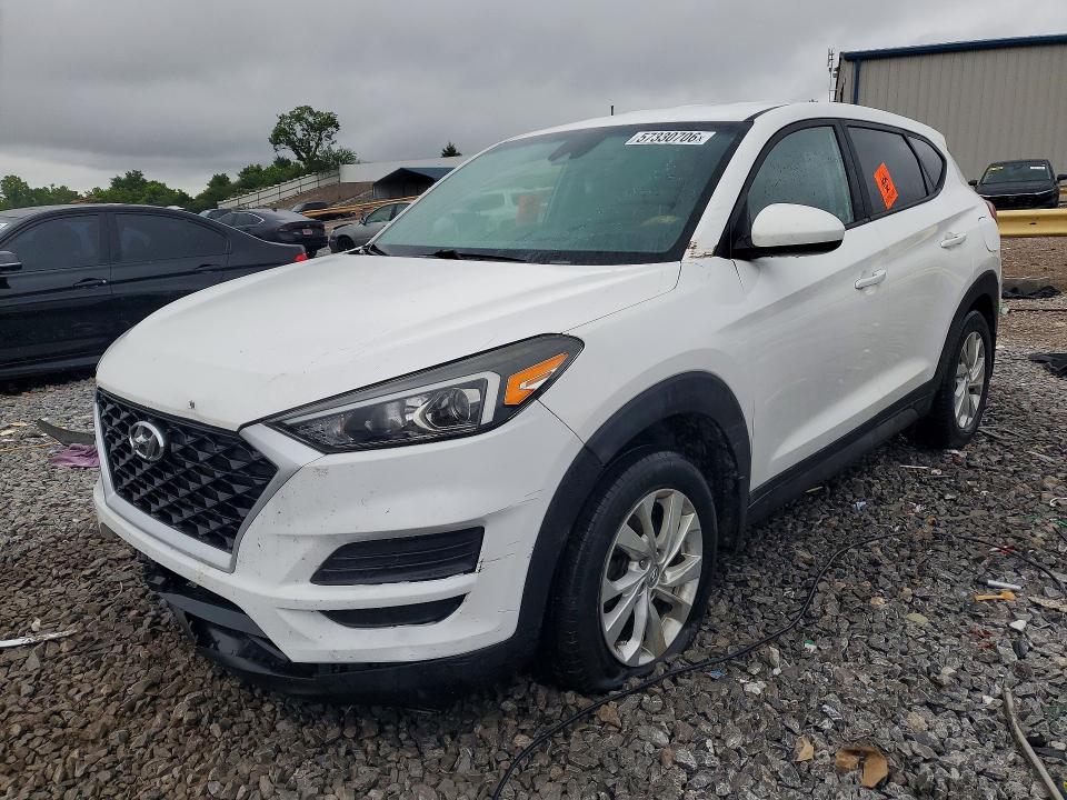 2020 Hyundai Tucson VIN KM8J2CA4XLU166942 COPART salvage auction — FRONT END, Al - Cert Of Title-Salvage Title, sold $225 on 2026-07-21 (photo 1)
