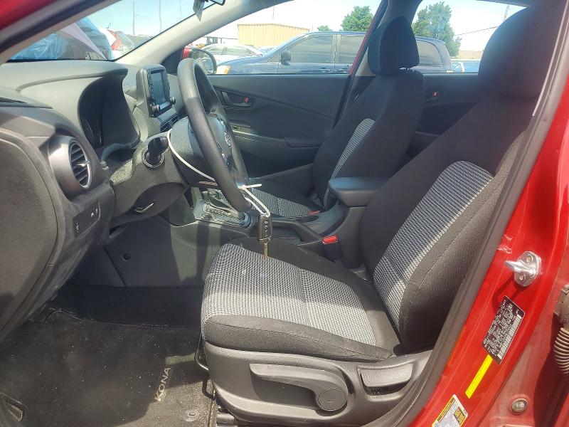 2021 Hyundai Kona VIN KM8K12AA2MU709922 COPART salvage auction — REAR END, Oh - Cert Of Title-Salvage, sold $3,375 on 2026-07-18 (photo 7)