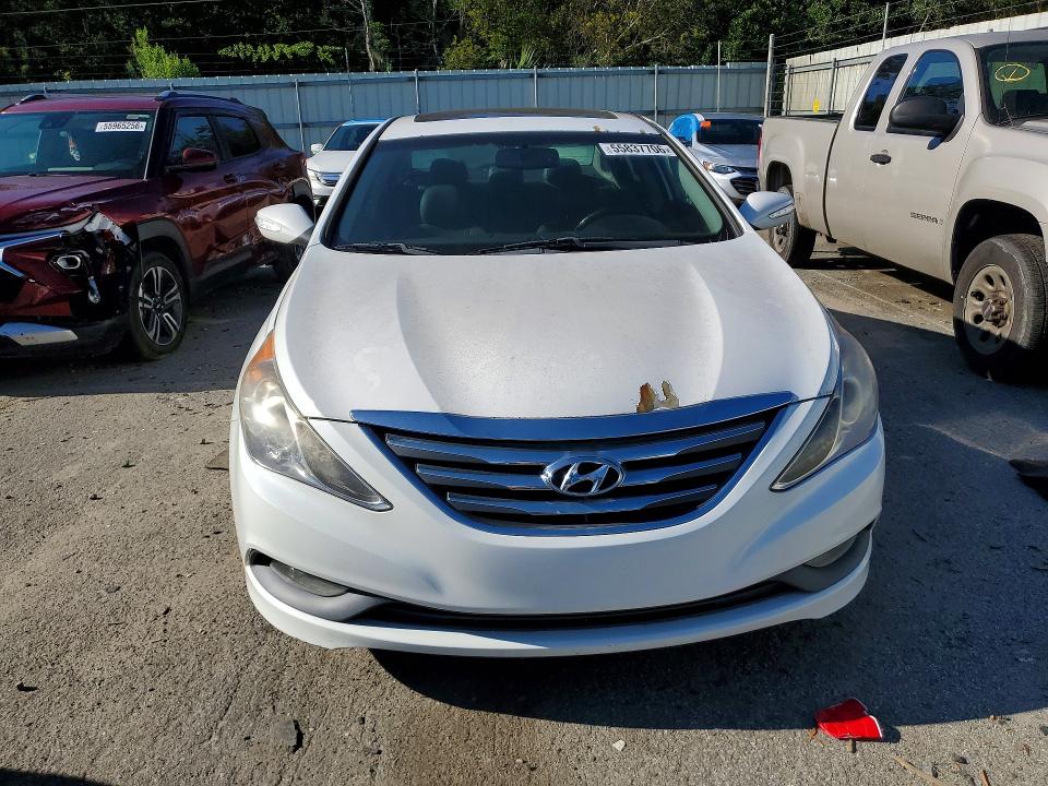 2014 Hyundai Sonata VIN 5NPEC4AC0EH815077 COPART salvage auction — MECHANICAL, Ga - Certificate Of Title, sold $700 on 2026-07-16 (photo 5)