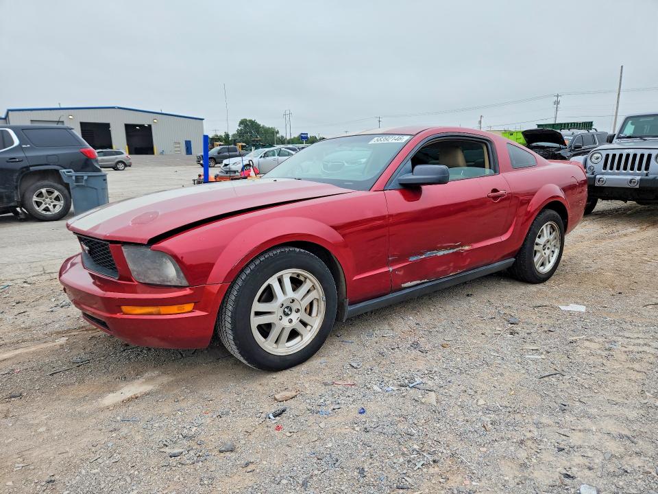 2007 Ford Mustang VIN 1ZVFT80N075213441 COPART salvage auction — REAR END, OK - CERT OF TITLE-SALVAGE, sold $175 on 2026-07-09 (photo 1)