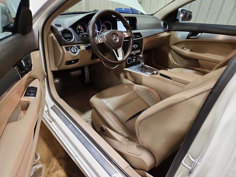 2012 Mercedes-benz C class VIN WDDGJ4HB9CF803230 COPART salvage auction — FRONT END, Pa - Certificate Of Salvage, sold $1,150 on 2026-07-17 (photo 8)