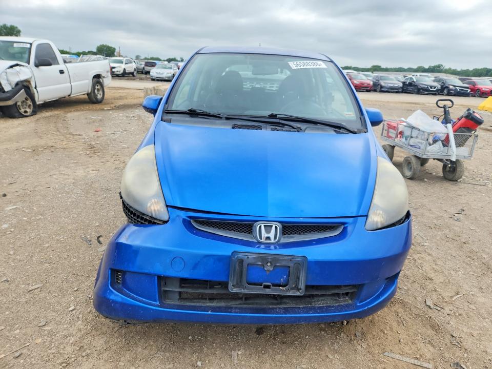 2008 Honda Fit VIN JHMGD38478S019168 COPART salvage auction — REAR END, Mo - Salvage Certificate Of Title, sold $500 on 2026-07-28 (photo 5)