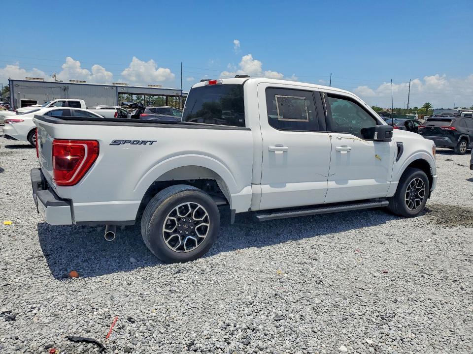 2022 Ford F-150 VIN 1FTEW1C89NKE08519 COPART salvage auction — MINOR DENT/SCRATCHES, Fl - Certificate Of Title, sold $10,500 on 2026-07-03 (photo 3)