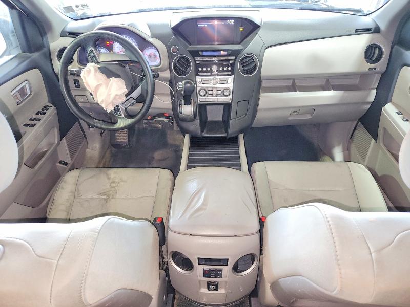 2013 Honda Pilot VIN 5FNYF4H29DB055679 COPART salvage auction — FRONT END, PA - CERTIFICATE OF SALVAGE, sold $225 on 2026-07-02 (photo 8)