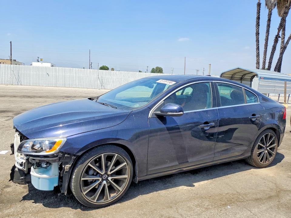2016 Volvo S60 VIN YV126MFK6G2413542 COPART salvage auction — FRONT END, Ca - Salvage Certificate, sold $2,050 on 2026-07-02 (photo 1)