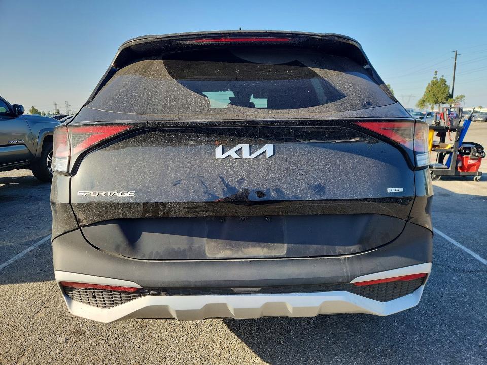 2024 Kia Sportage VIN KNDPU3DGXR7170513 COPART salvage auction — FRONT END, Ca - Salvage Certificate, sold $5,400 on 2026-07-30 (photo 6)