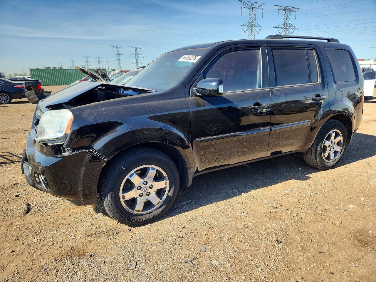 2011 Honda Pilot VIN 5FNYF4H90BB003237 COPART salvage auction — Front End, IL - SALVAGE CERTIFICATE, sold $1,600 on 2026-07-02 (photo 1)