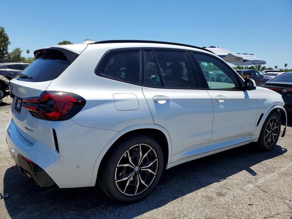 2024 BMW X3 VIN 5UX53DP07R9U03412 COPART salvage auction — FRONT END, Ca - Salvage Certificate, sold $19,200 on 2026-07-31 (photo 3)