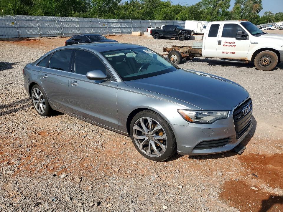 2013 Audi A6 VIN WAUGFAFC2DN088303 COPART salvage auction — SIDE, OK - CERT OF TITLE-SALVAGE, sold $850 on 2026-09-03 (photo 4)