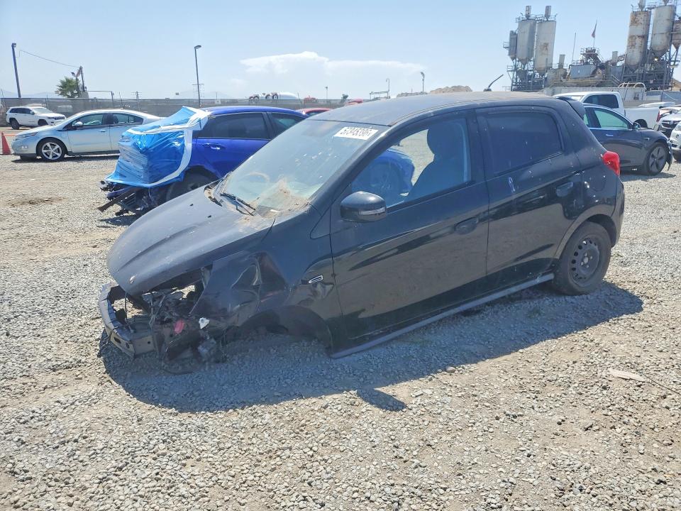 2017 Mitsubishi Mirage VIN ML32A4HJ5HH002692 COPART salvage auction — STRIPPED, Ca - Dis/Dlr/Exp Only Clean Title (P), sold $125 on 2026-07-28 (photo 1)