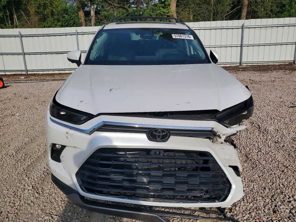 2024 Toyota Highlander VIN 5TDACAB56RS016403 COPART salvage auction — FRONT END, Nc - Salvage Certificate Of Title, sold $5,200 on 2026-07-31 (photo 5)