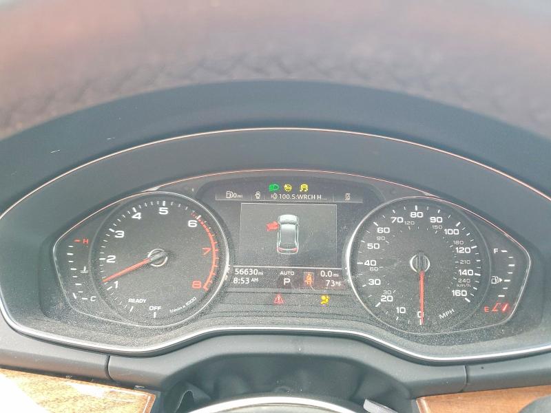 2021 Audi Q5 VIN WA1AAAFY8M2103210 COPART salvage auction — FRONT END, Ny - Cert Of Title-Salvage, sold $9,500 on 2026-08-27 (photo 9)