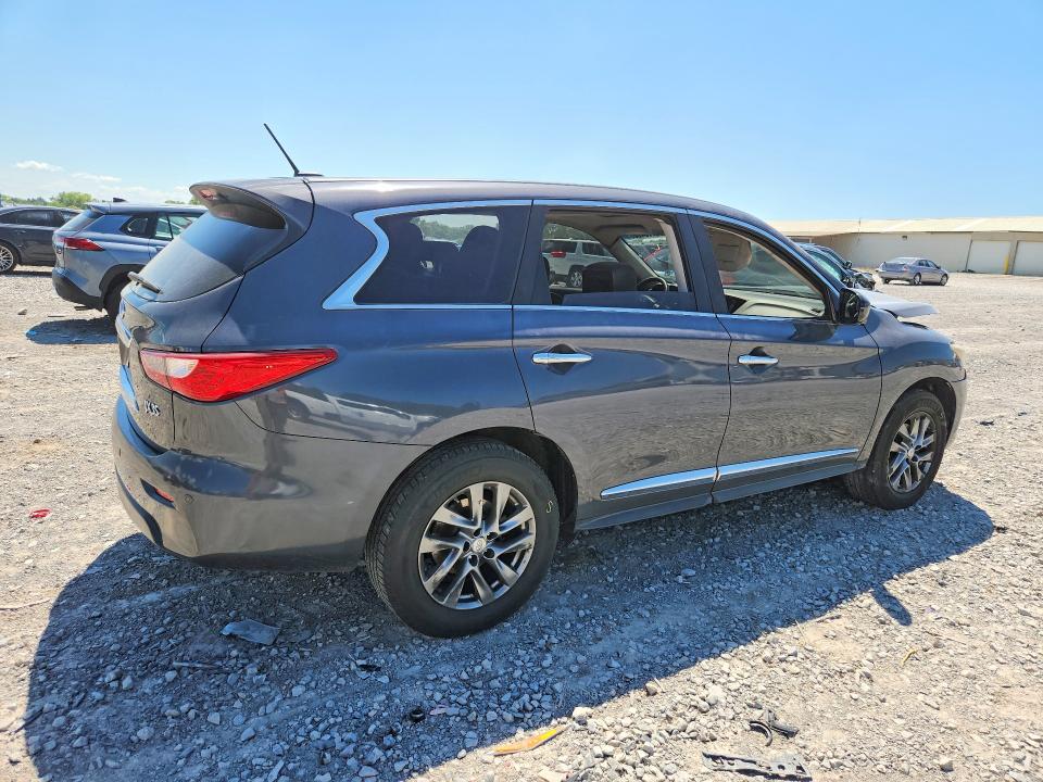 2013 Infiniti Jx VIN 5N1AL0MM6DC324191 COPART salvage auction — MECHANICAL, Tn - Salvage Certificate, sold $575 on 2026-07-09 (photo 3)