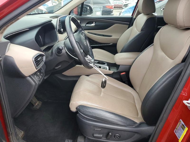 2019 Hyundai Santa fe VIN 5NMS53AA5KH051502 COPART salvage auction — FRONT END, PA - CERTIFICATE OF SALVAGE, sold $7,800 on 2026-07-02 (photo 7)
