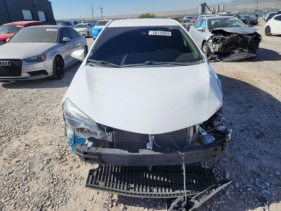 2019 Toyota Corolla VIN 5YFBURHE9KP862837 COPART salvage auction — FRONT END, Ut - Salvage Certificate, sold $2,500 on 2026-07-31 (photo 5)
