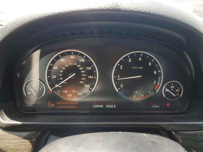 2014 BMW 5er VIN WBA5B1C51ED479510 COPART salvage auction — FRONT END, Ky - Cert Of Title-Salvage, sold $3,100 on 2026-07-08 (photo 9)