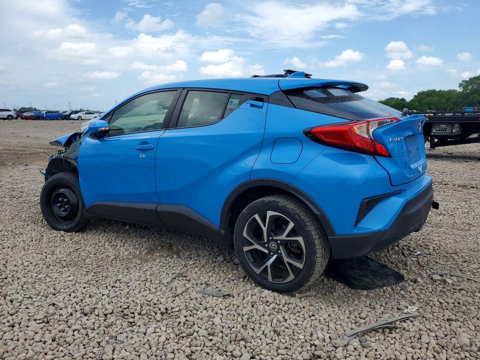 2019 Toyota C-hr VIN JTNKHMBX9K1022428 COPART salvage auction — FRONT END, Il - Salvage Certificate, sold $300 on 2026-07-29 (photo 2)