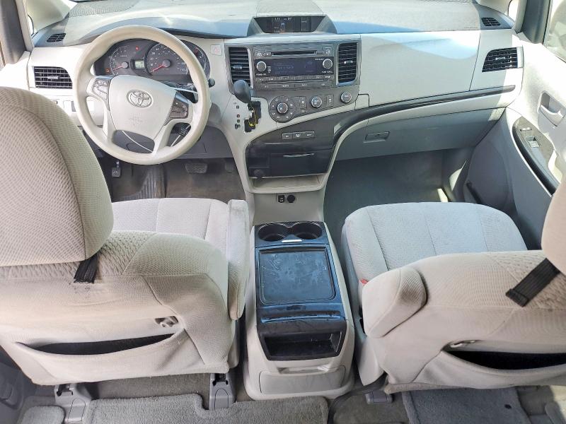 2012 Toyota Sienna VIN 5TDKK3DC6CS253480 COPART salvage auction — FRONT END, Ia - Cert Of Title-Salvage Title, sold $1,000 on 2026-07-10 (photo 8)