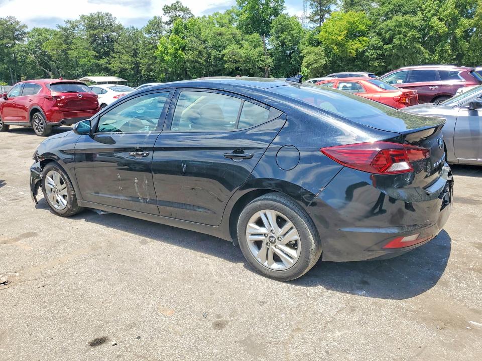 2020 Hyundai Elantra VIN KMHD84LF6LU939549 COPART salvage auction — REAR END, Ga - Certificate Of Title (P), sold $4,250 on 2026-07-10 (photo 2)