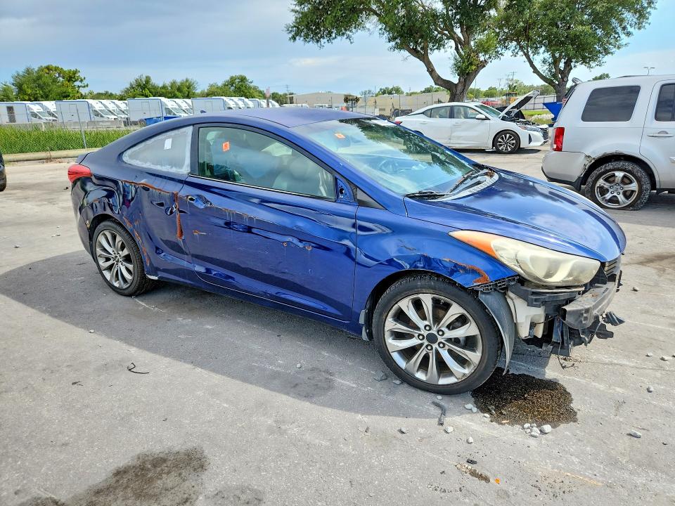 2013 Hyundai Elantra VIN KMHDH6AE8DU019834 COPART salvage auction — FRONT END, Fl - Cert Of Title Slvg Rebuildable, sold $375 on 2026-07-14 (photo 4)