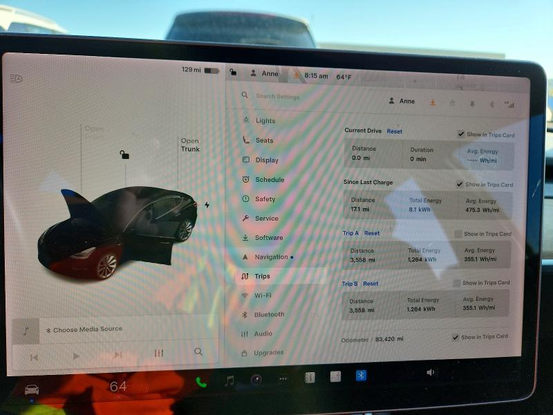 2019 Tesla VIN 5YJ3E1EBXKF453335 COPART salvage auction — REAR END, In - Cert Of Title-Salvage Title, sold $6,600 on 2026-07-24 (photo 9)
