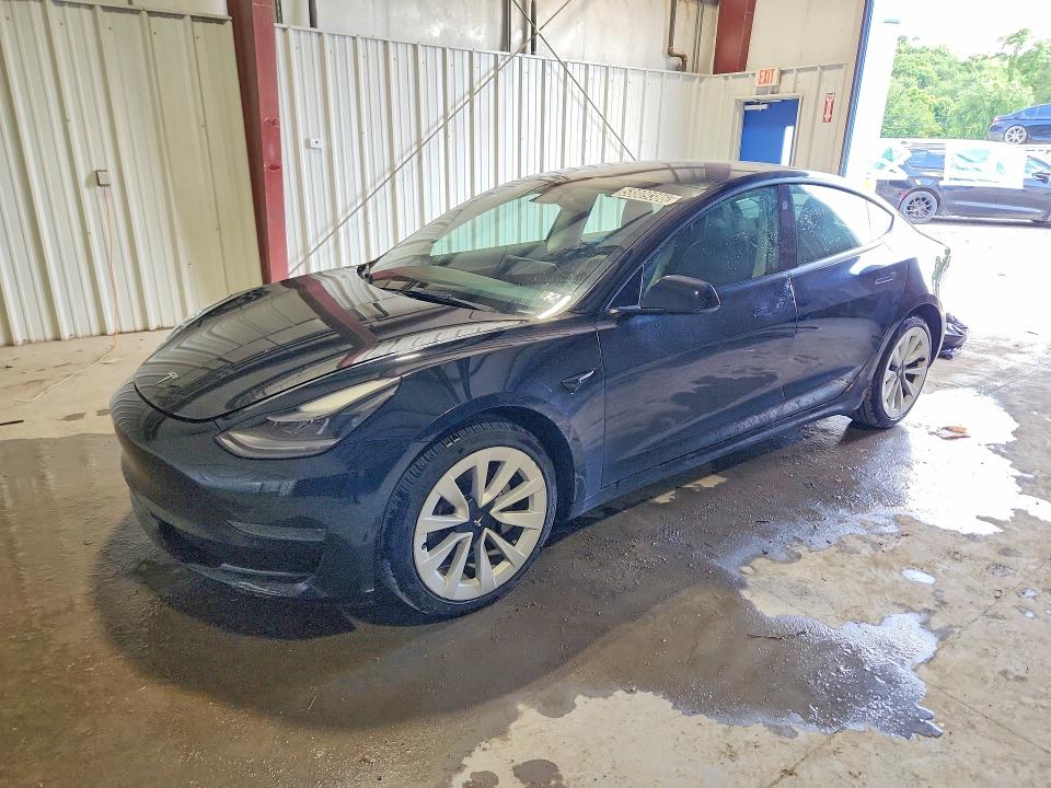 2022 Tesla Model 3 VIN 5YJ3E1EA1NF304419 COPART salvage auction — REAR END, MI - CERTIFICATE OF TITLE, sold $11,900 on 2026-07-15 (photo 1)