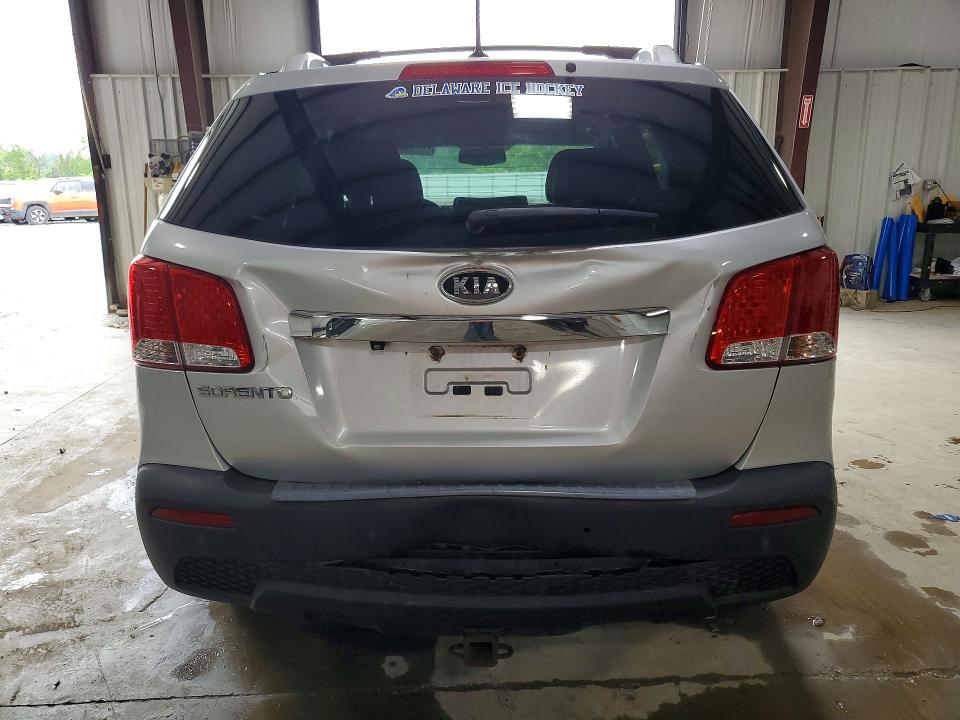 2012 Kia VIN 5XYKTCA63CG256930 COPART salvage auction — REAR END, Pa - Certificate Of Salvage, sold $425 on 2026-07-15 (photo 6)