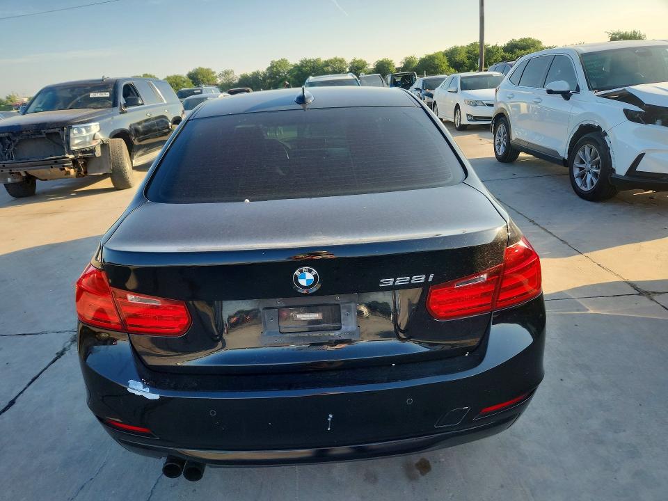 2013 BMW 3 series VIN WBA3B5C58DF597992 COPART salvage auction — NORMAL WEAR, TX - CERTIFICATE OF TITLE, sold $0 on 2026-09-10 (photo 6)