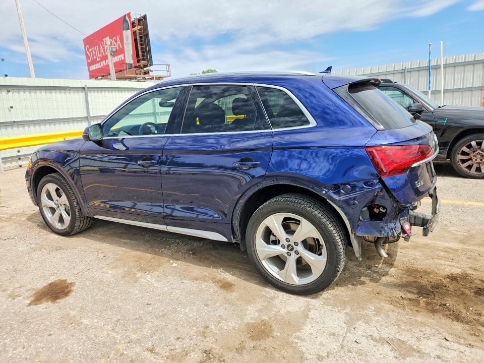 2021 Audi Q5 VIN WA1CAAFY8M2007411 COPART salvage auction — REAR END, Ks - Cert Of Title-Salvage, sold $17,100 on 2026-07-22 (photo 2)