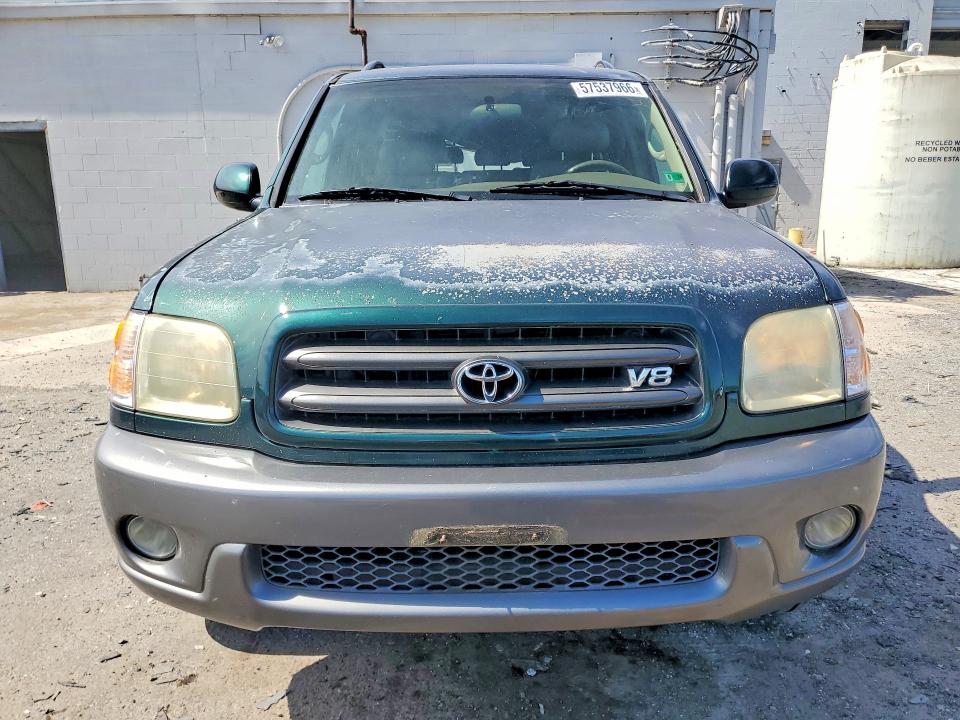 2004 Toyota Sequoia VIN 5TDBT44A94S206009 COPART salvage auction — ROOF, Va - Cert Of Title - Salvage, sold $1,050 on 2026-07-08 (photo 5)