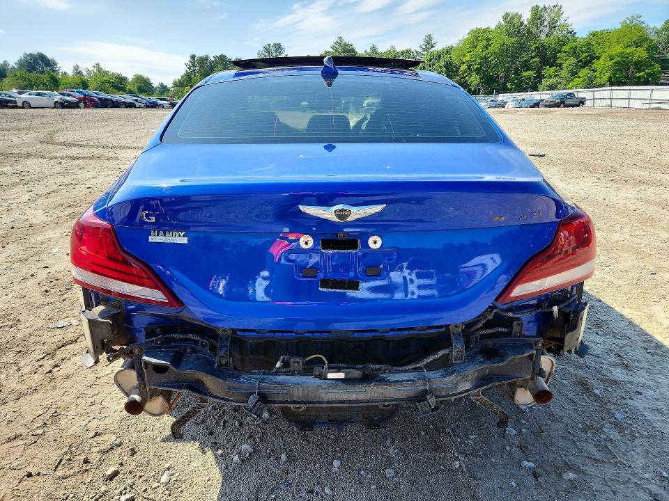 2020 Genesis G70 VIN KMTG74LE2LU042032 COPART salvage auction — FRONT END, Vt - Certificate Of Title (P), sold $2,150 on 2026-07-20 (photo 6)