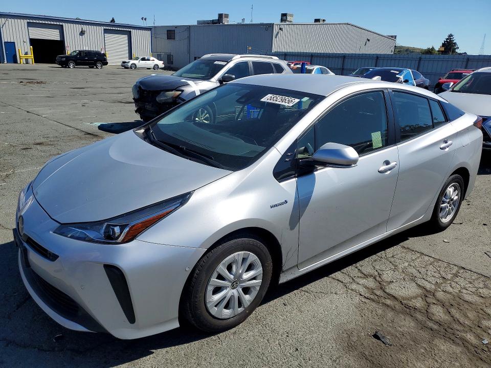 2019 Toyota Prius VIN JTDKARFU3K3075944 COPART salvage auction — SIDE, Ca - Salvage Certificate, sold $7,200 on 2026-07-06 (photo 1)