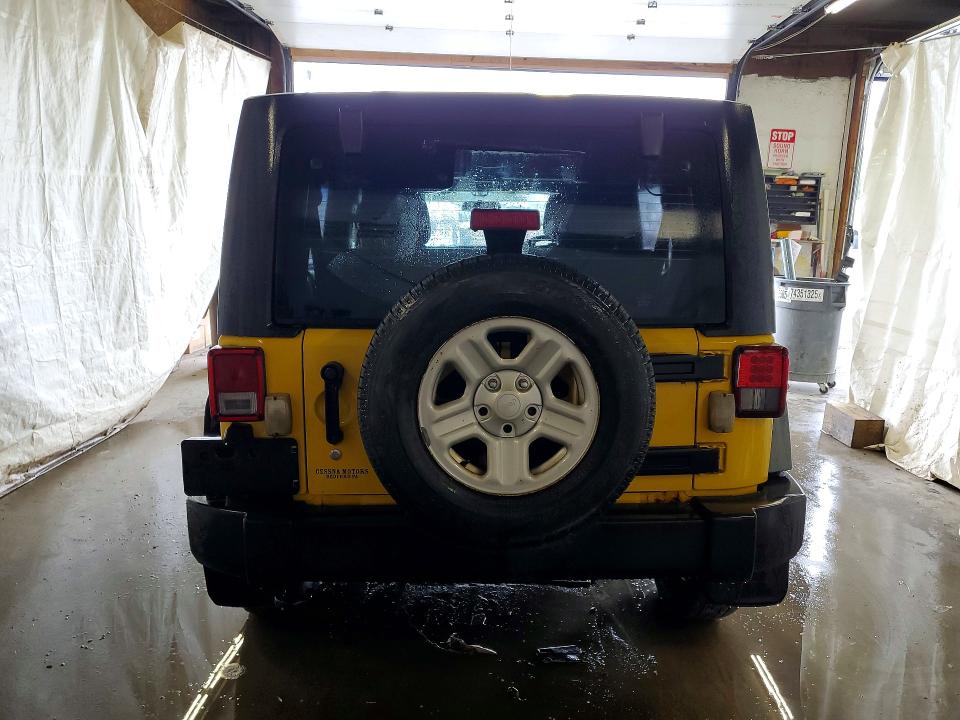 2011 Jeep Wrangler unlimited VIN 1J4BZ3H16BL519210 COPART salvage auction — FRONT END, Pa - Certificate Of Salvage, sold $900 on 2026-07-09 (photo 6)